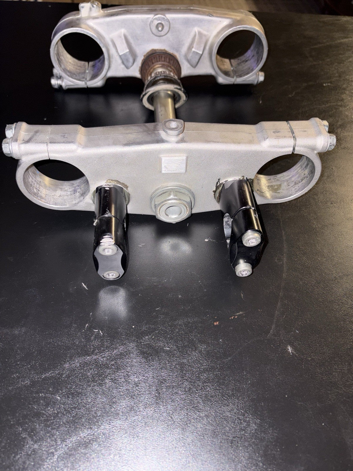 2000 2001 CR250R CR250 OEM Triple Tree Clamp Set Steering Stem Fork Brace Crown
