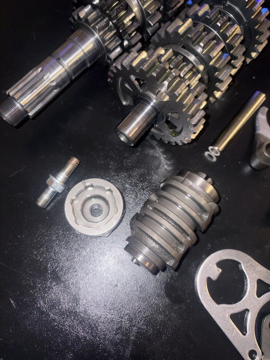 2008 08 Honda Crf450r 450r Transmission Tranny Gears Shaft Drum Shift Assembly