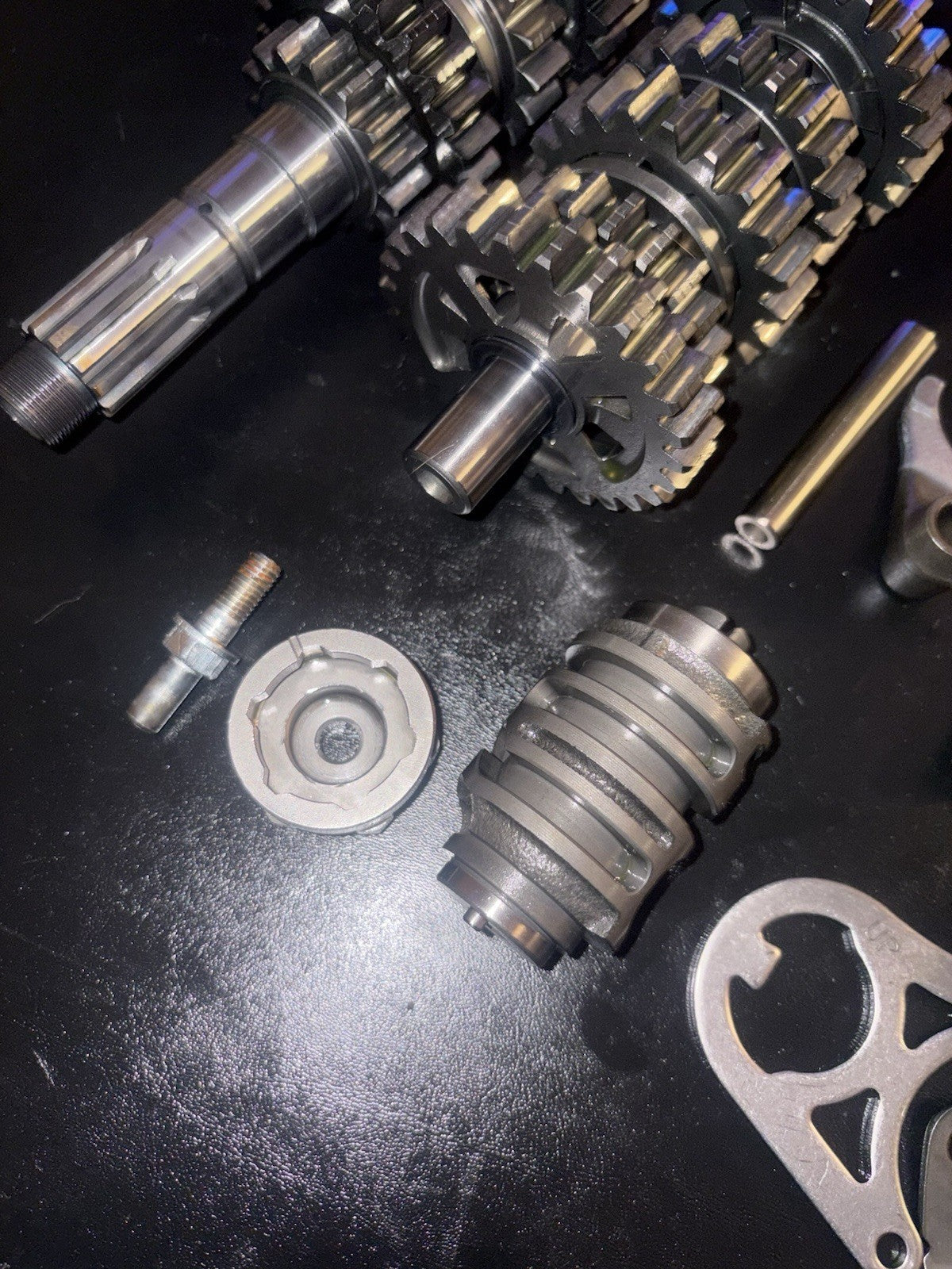 2008 08 Honda Crf450r 450r Transmission Tranny Gears Shaft Drum Shift Assembly