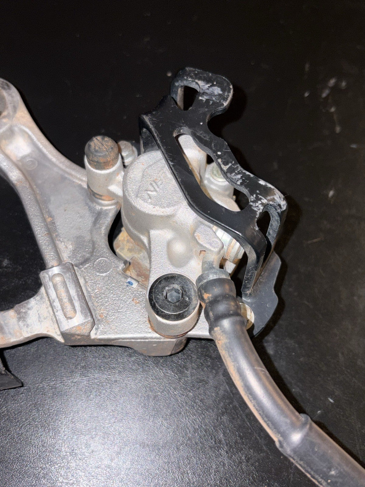 2016 - 2018 Suzuki RMZ250 OEM Rear Back Brake Caliper Master Cylinder Hose Pedal