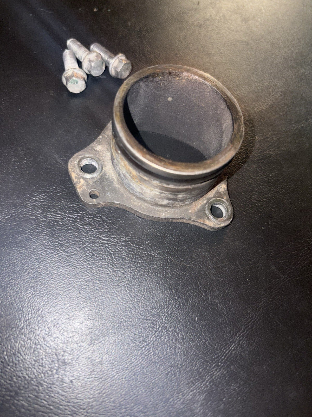 1990-2002 Honda Cr125r OEM Exhaust Flange No Leak Manifold Pipe Exhaust Adapter