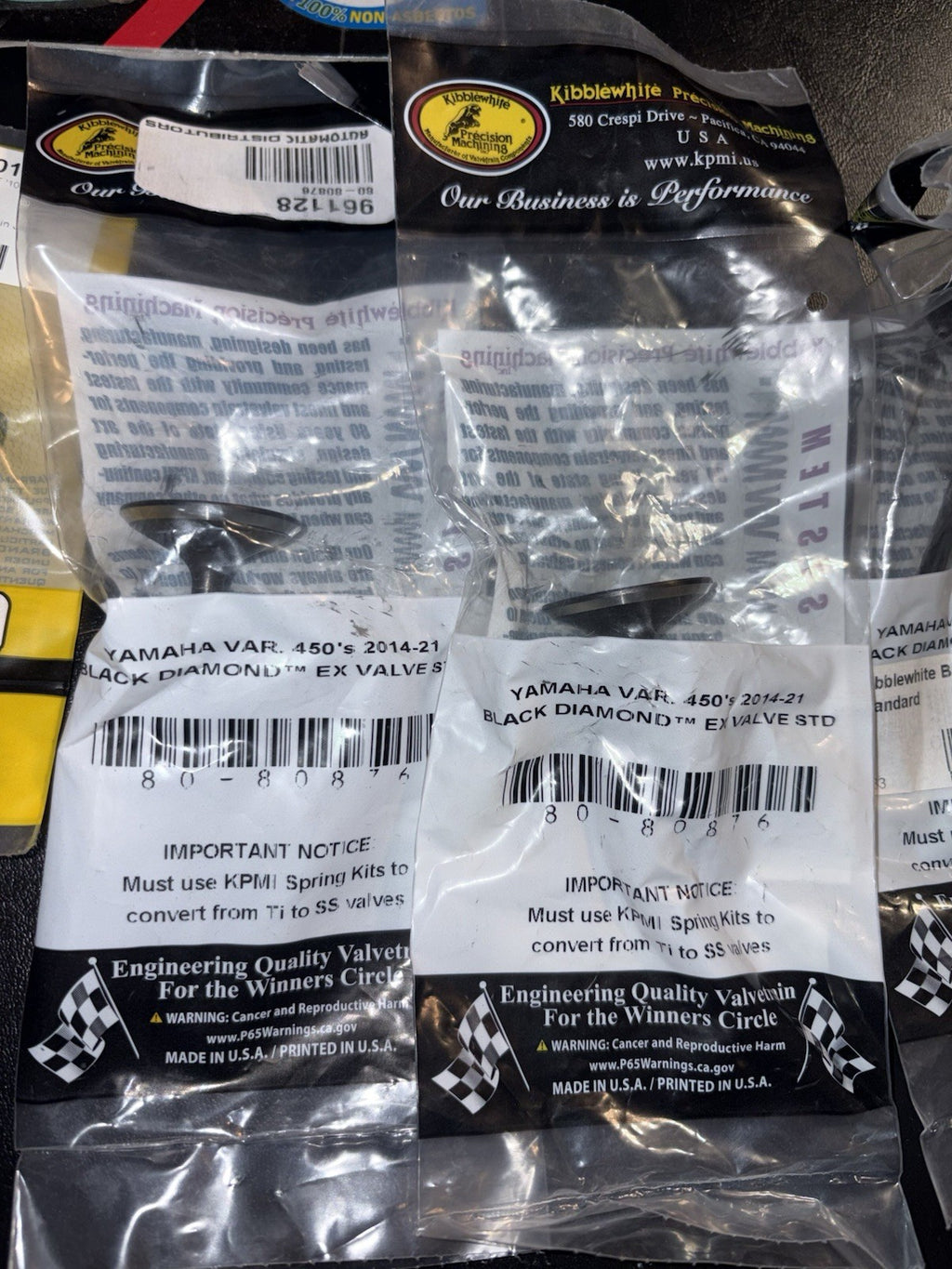 2018 Yamaha Yz450f Engine Top End Rebuild Kit Valves Seals Piston Rings Gaskets