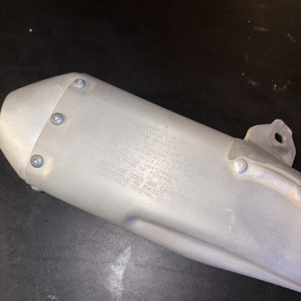 2019 HONDA CRF450R OEM LEFT MUFFLER EXHAUST SILENCER SLIP ON PIPE