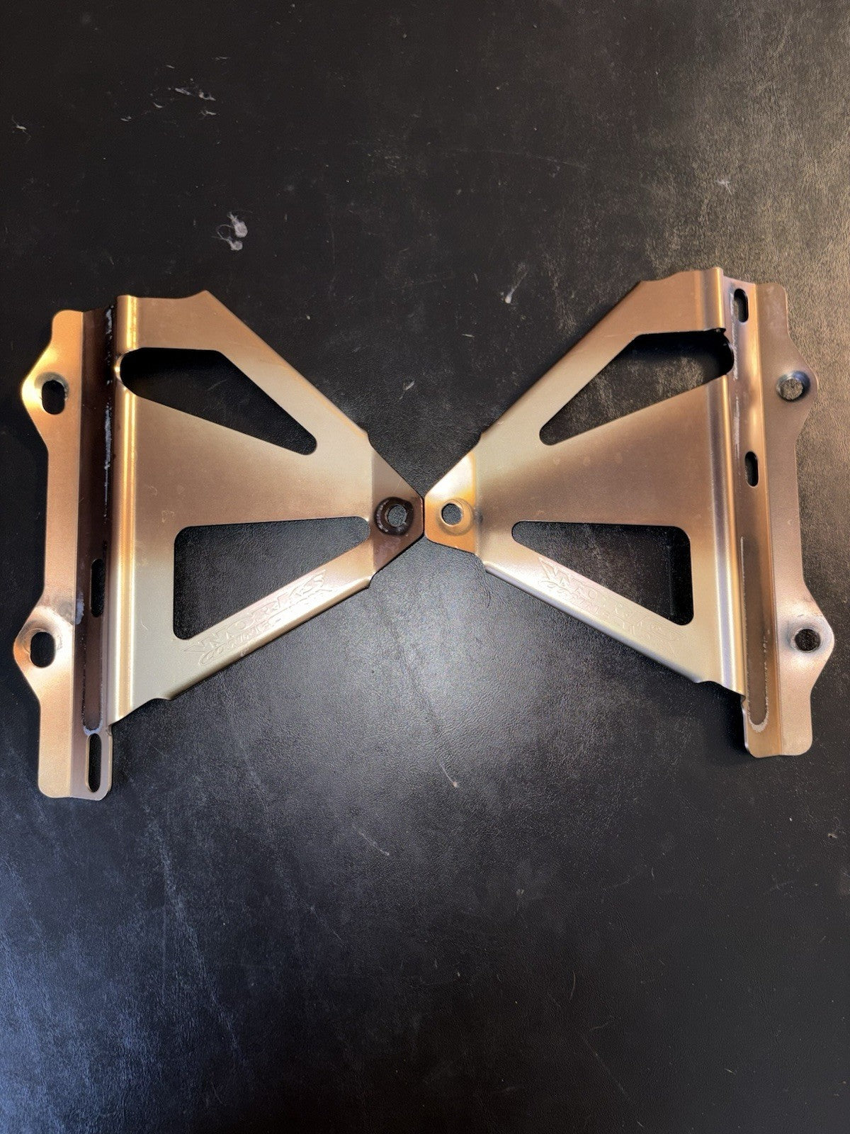 2008 Honda Crf450r Works Connection Aluminum Radiator Rad Braces Guards Bronze