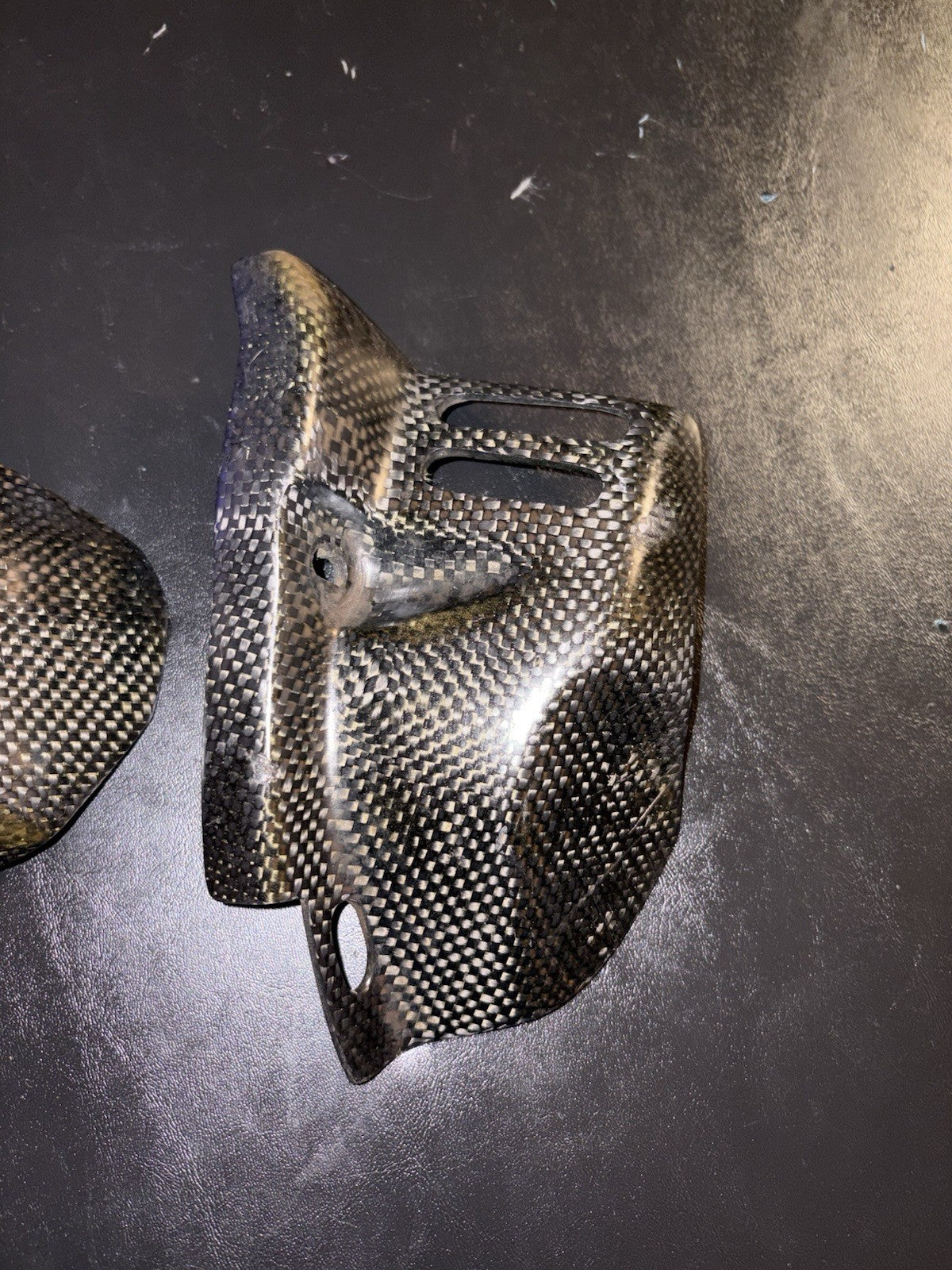 2005-2008 Honda Crf450r Light Speed 100% Carbon Fiber Engine Case Crash Guards