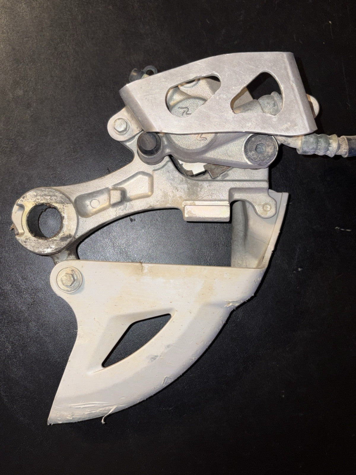 2006 - 2008 Yamaha YZ450F OEM Rear Brakes Assembly Caliper Master Cylinder Line