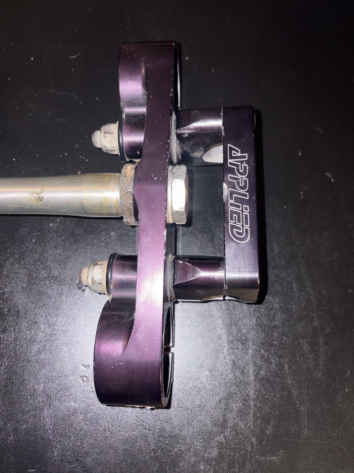 2009 Kawasaki Kx450f Kx 450 F Applied Racing Triple Tree Clamp steering Stem Bar