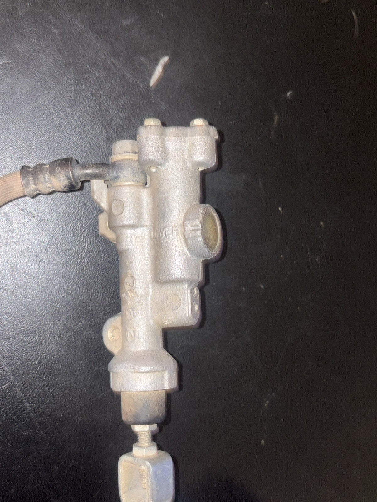 2008 HONDA CRF450R OEM NISSIN REAR BACK BRAKE CALIPER MASTER CYLINDER ASSEMBLY