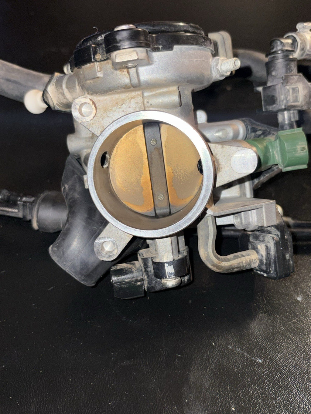 2012 Yamaha Yz450f  OEM Mikuni Throttle Body Fuel Injector Efi Cables Assembly