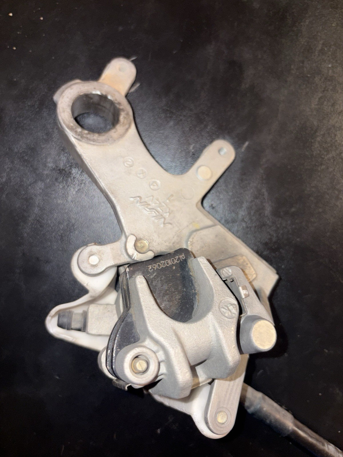 2005 Honda Crf250r OEM Rear Brake Assembly Master Cylinder Caliper Line