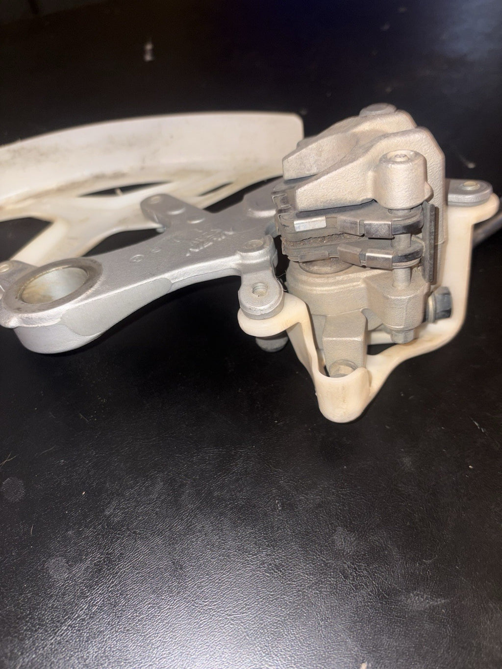 2008 HONDA CRF450R OEM NISSIN REAR BACK BRAKE CALIPER MASTER CYLINDER ASSEMBLY