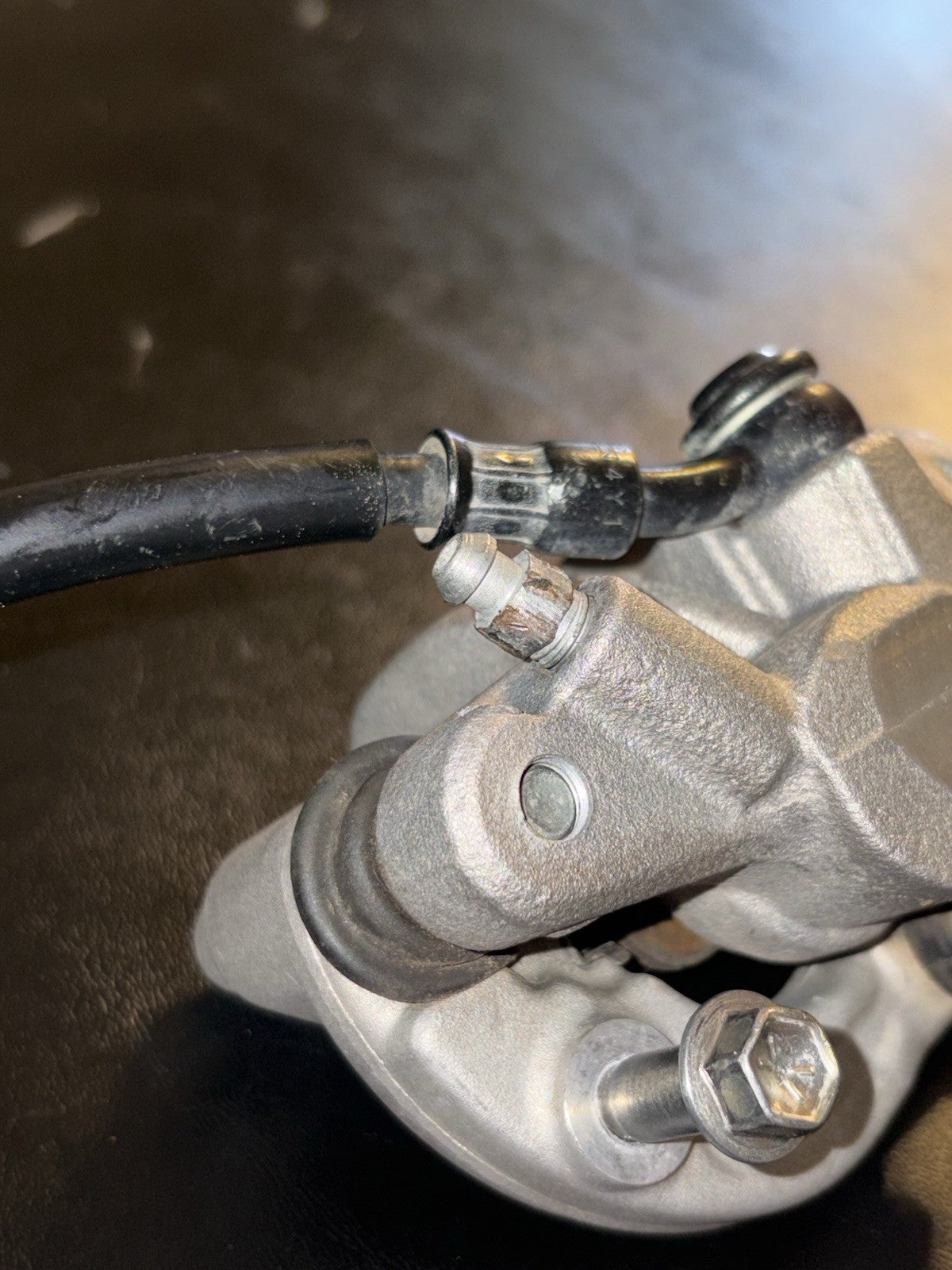 2015 Yamaha YZ250F Front Brake Assembly OEM Caliper Master Cylinder Line