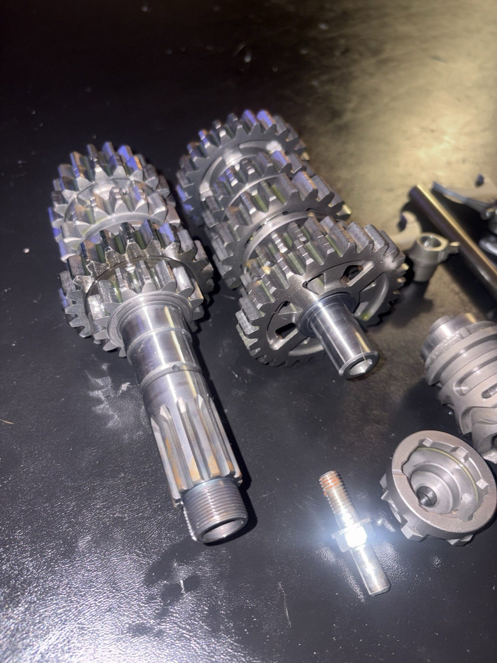 2008 08 Honda Crf450r 450r Transmission Tranny Gears Shaft Drum Shift Assembly