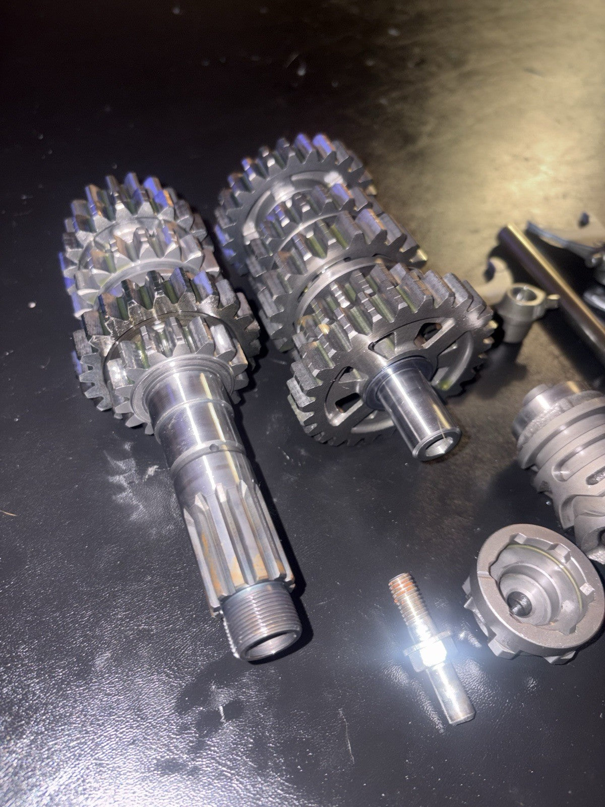 2008 08 Honda Crf450r 450r Transmission Tranny Gears Shaft Drum Shift Assembly