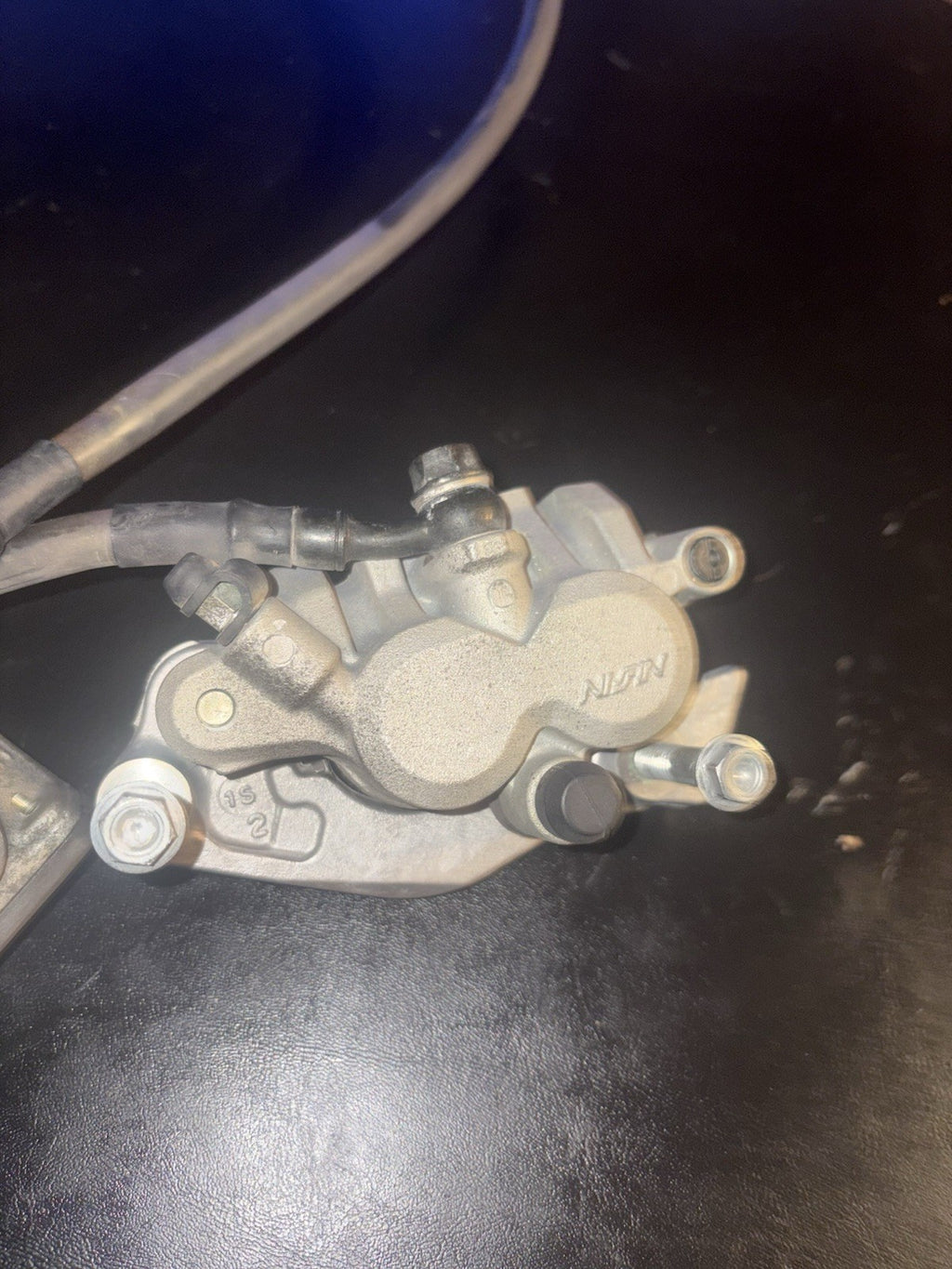 01-03 2002 CR125R CR125 OEM Front Brake Caliper Master Cylinder Line Assembly