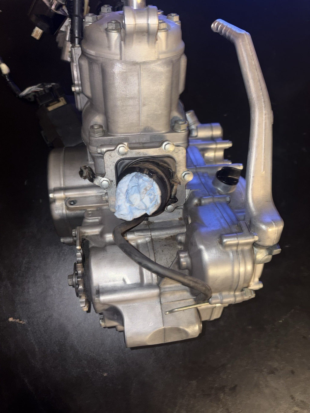 2002 Honda CR250R Complete Engine Motor Transmission Bottom Top Crank Case