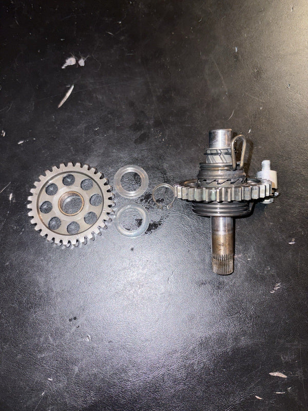 2014-2017 KTM Sx85 85 Sx OEM Kickstart Starter Gear Spring Shaft Spindle Idler