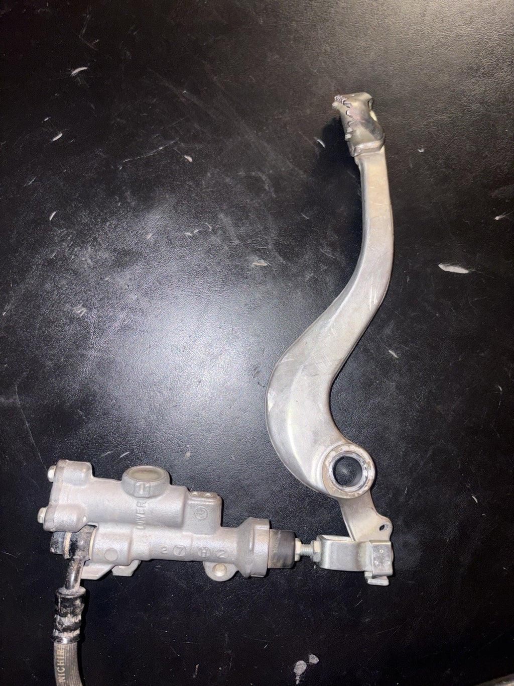 2008 HONDA CRF250R Rear Brake Assembly OEM Caliper Master Cylinder Brakes