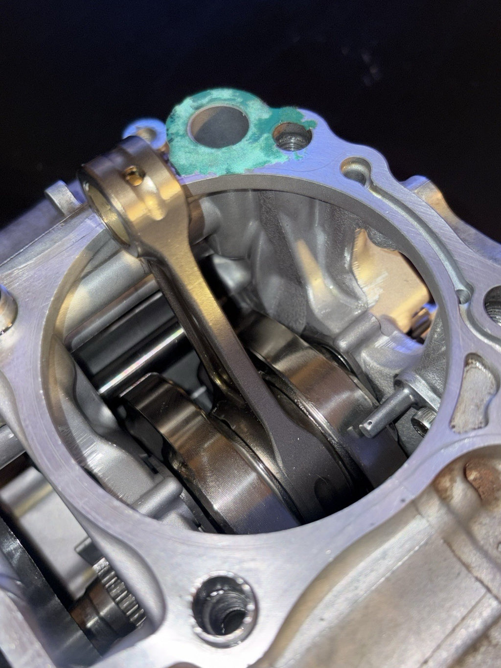 2015 Yamaha Yz250f OEM Complete Engine Bottom End Transmission Crankcase Cases