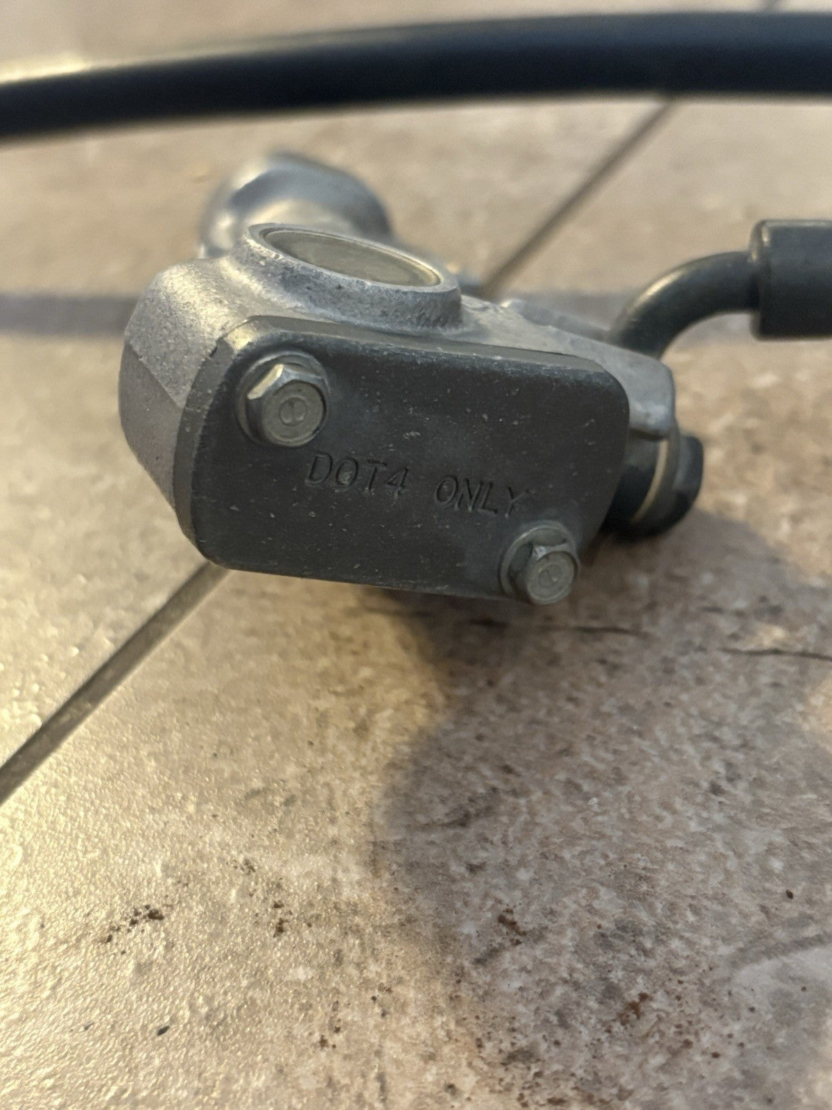 2009 Kx450f OEM Rear Back Brake Assembly Master Cylinder Caliper Line Mount