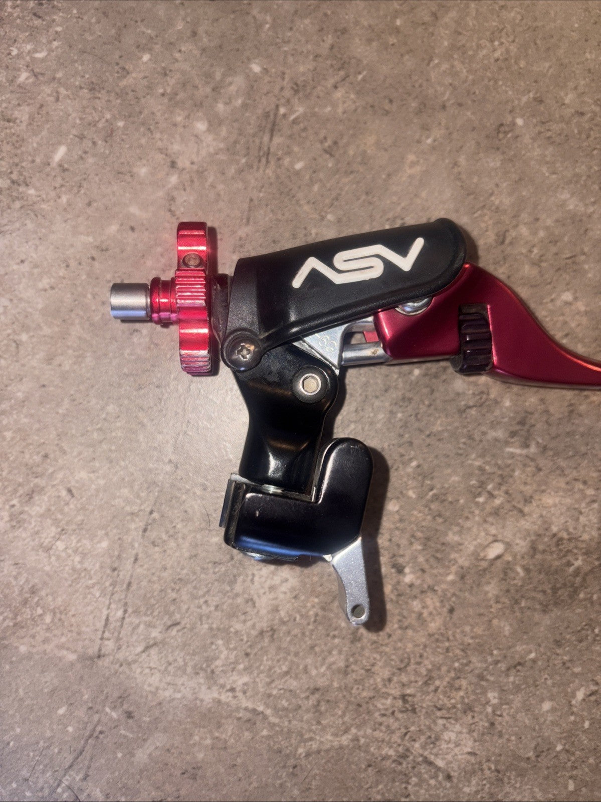 ASV C6 Series Pro Clutch Lever With Hot Start Black Crf450r 02-08 CRF250R 04-09