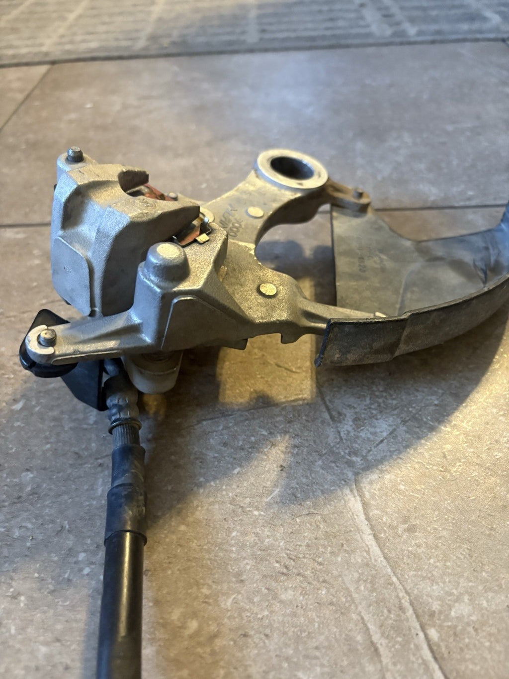 2009 Kx450f OEM Rear Back Brake Assembly Master Cylinder Caliper Line Mount