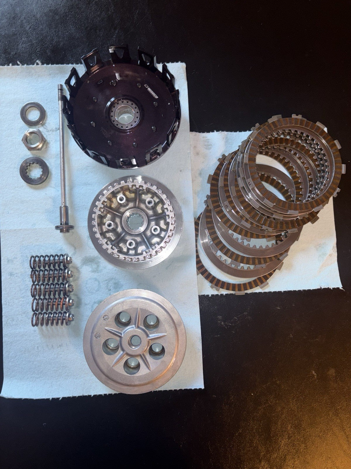 2006-2009 KX450F OEM WIESCO Clutch Kit Primary Driven Gear Basket Hub Assembly