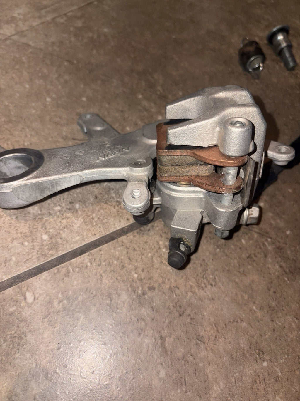 2005 Honda Crf250r OEM Rear Brake Assembly Master Cylinder Caliper Line