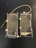 2005-2008 Honda Crf450r Radiators Moose Racing Rad Braces Set Pair