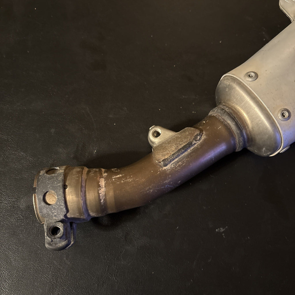 2019 HONDA CRF450R OEM RIGHT MUFFLER EXHAUST SILENCER SLIP ON PIPE