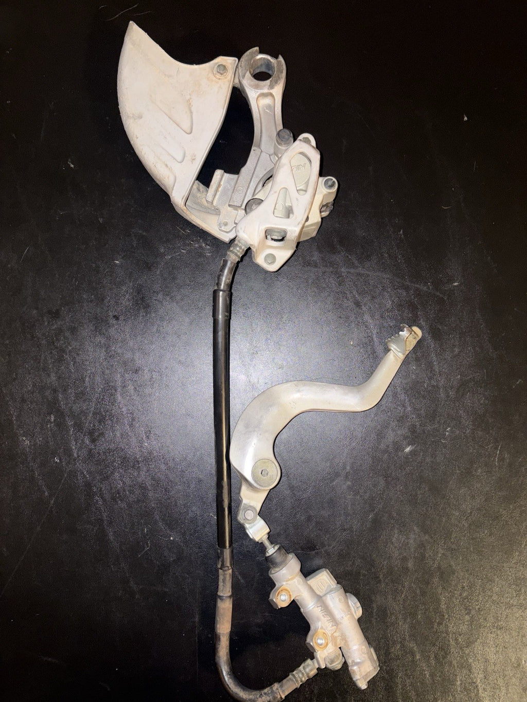 2004 YAMAHA YZ450F OEM NISSIN REAR BACK BRAKE CALIPER MASTER CYLINDER NICE!