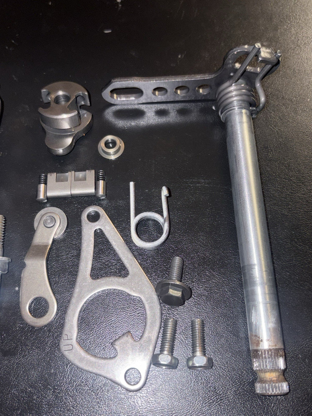 2008 HONDA CRF250R OEM TRANSMISSION GEARBOX SHIFT MECHANISM FORKS SHAFT ASSEMBLY