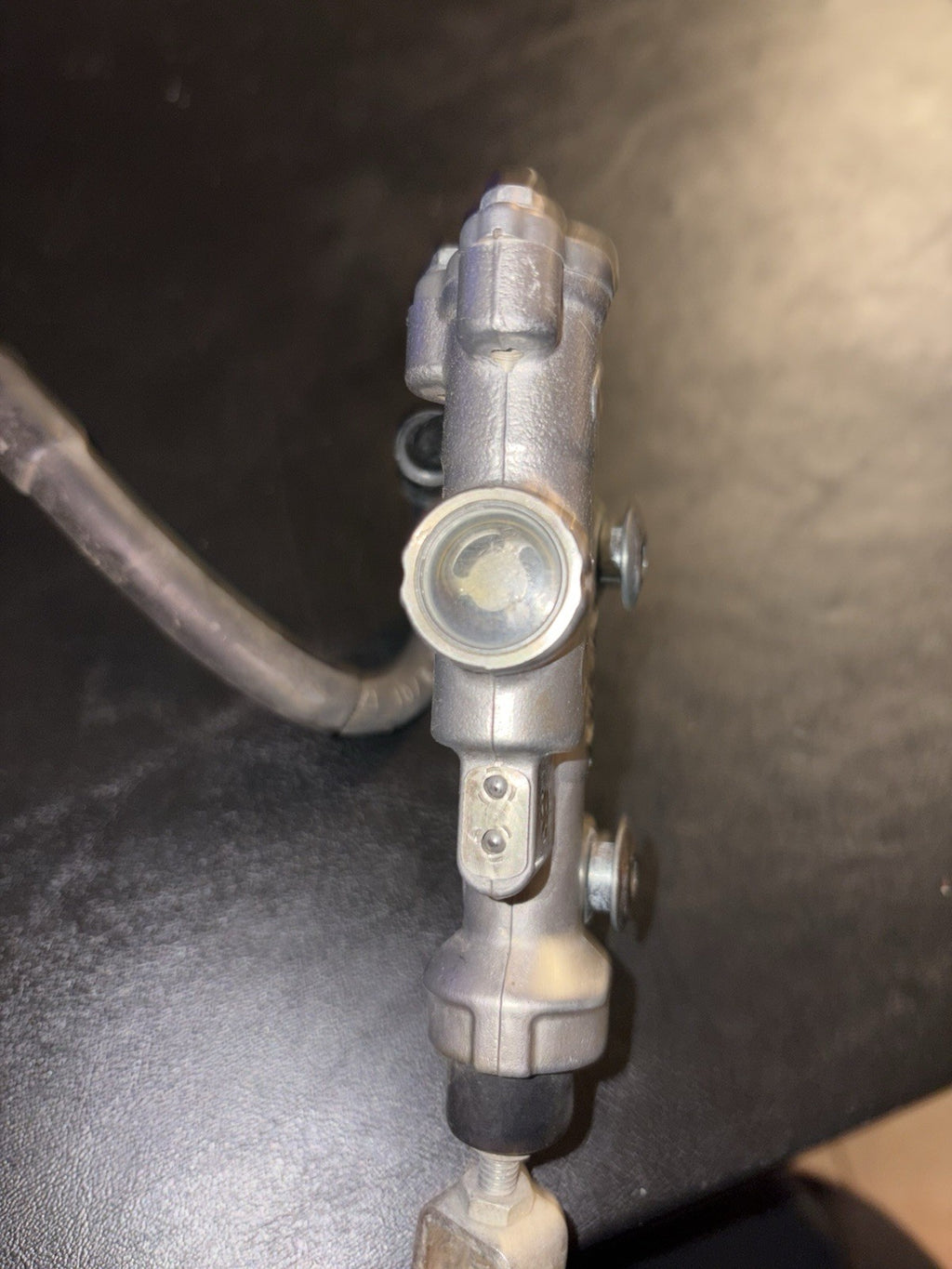 2002 HONDA CR125R OEM NISSIN REAR BACK BRAKE CALIPER MASTER CYLINDER LEVER