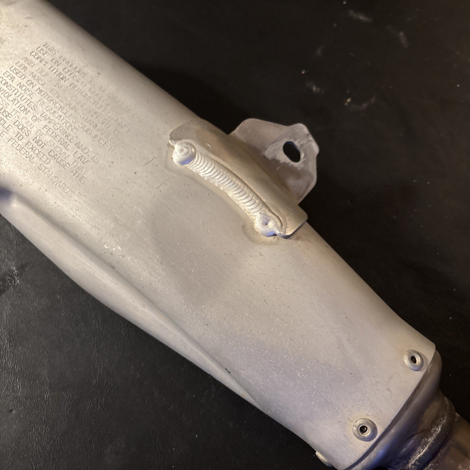 2019 HONDA CRF450R OEM LEFT MUFFLER EXHAUST SILENCER SLIP ON PIPE