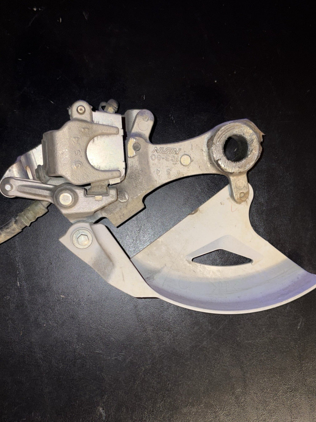2006 - 2008 Yamaha YZ450F OEM Rear Brakes Assembly Caliper Master Cylinder Line