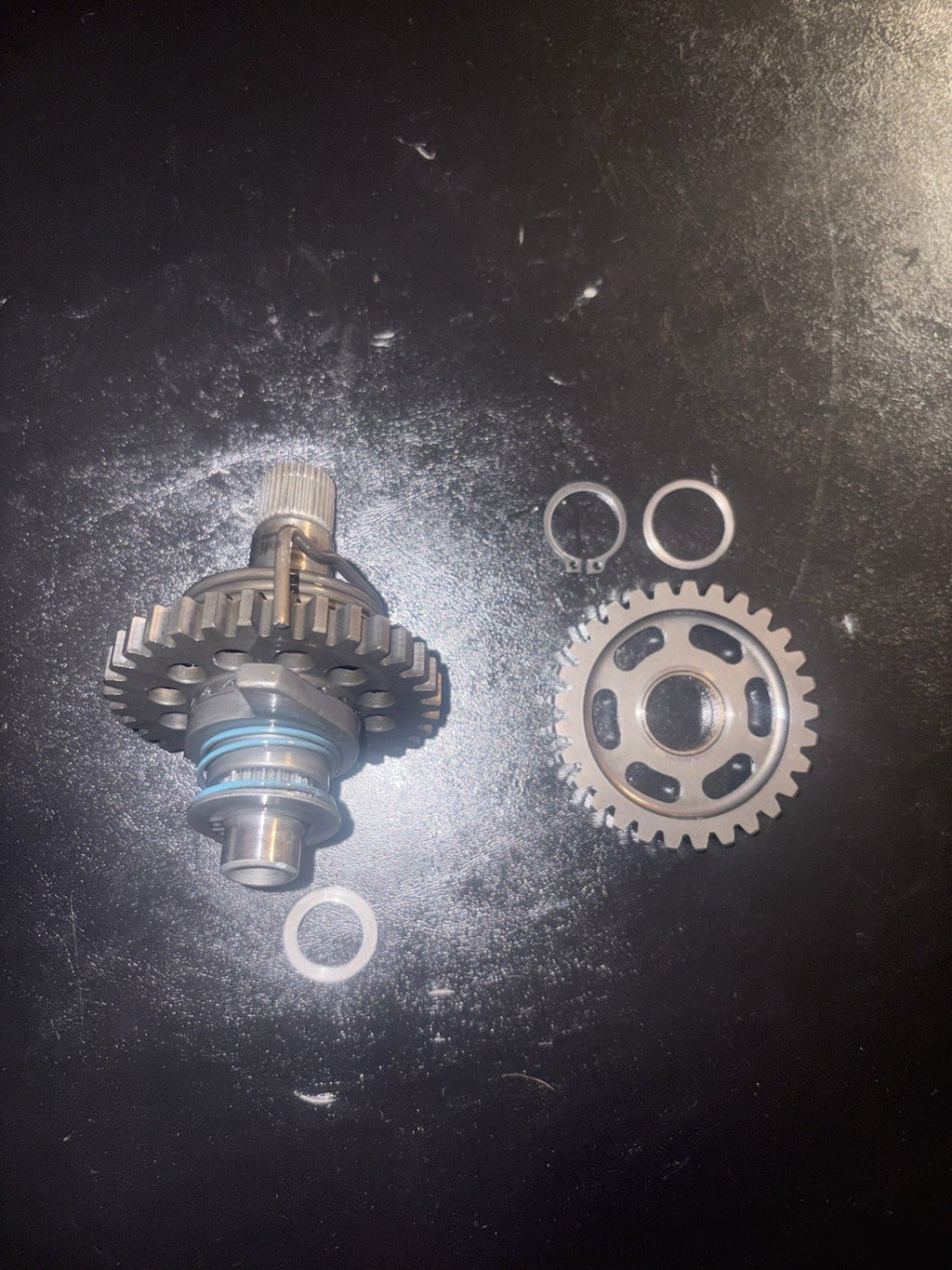 2012 06-17 YZ450F 07-18 WR450F Kick Starter Mechanism Shaft Gear Ratchet Spindle