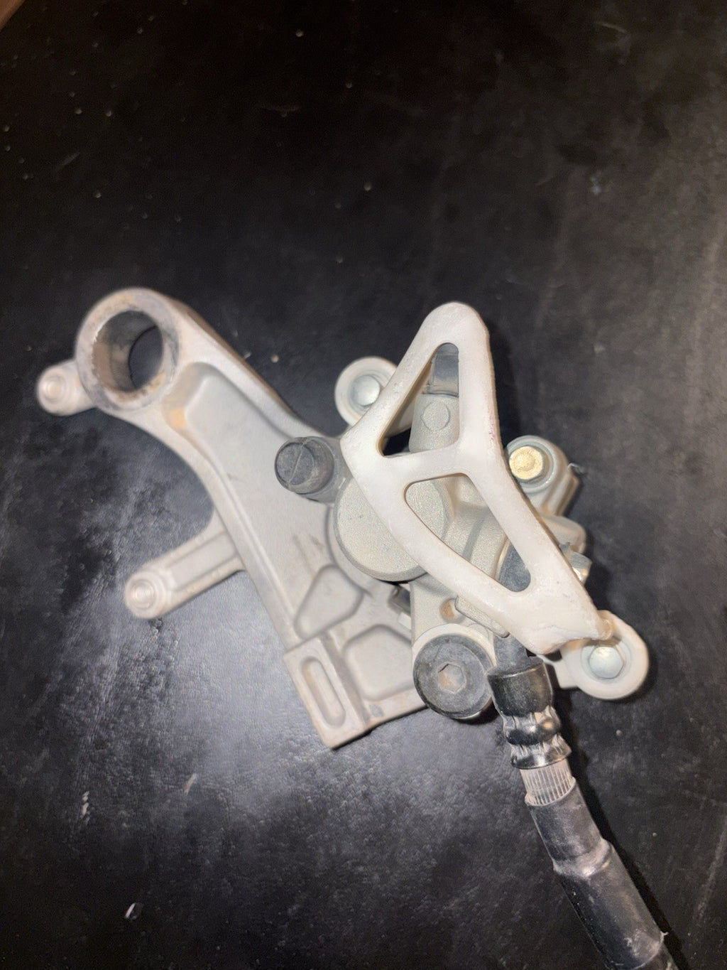 2005 Honda Crf250r OEM Rear Brake Assembly Master Cylinder Caliper Line