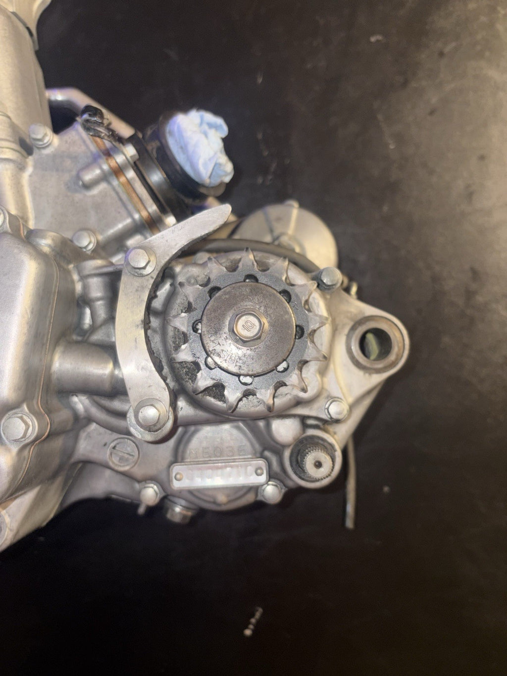 2002 Honda CR250R Complete Engine Motor Transmission Bottom Top Crank Case