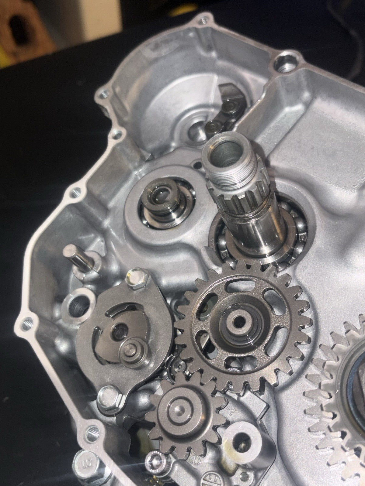 2006-2009 Yamaha YZ450F Crankcase Engine Crank Case Bottom End Crankshaft Tranny
