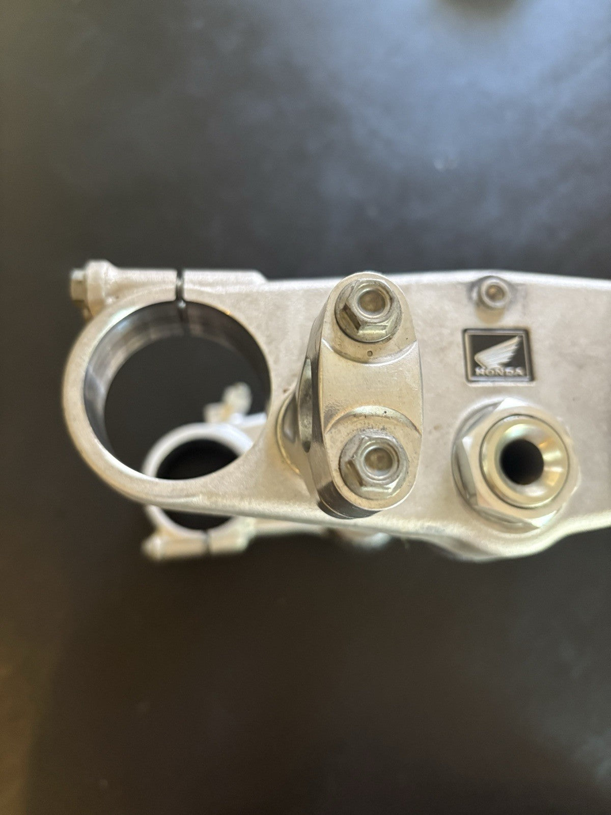 2006 2007 2005 OEM Honda Cr250r Triple Tree Clamp Bottom Top Steering Stem Head