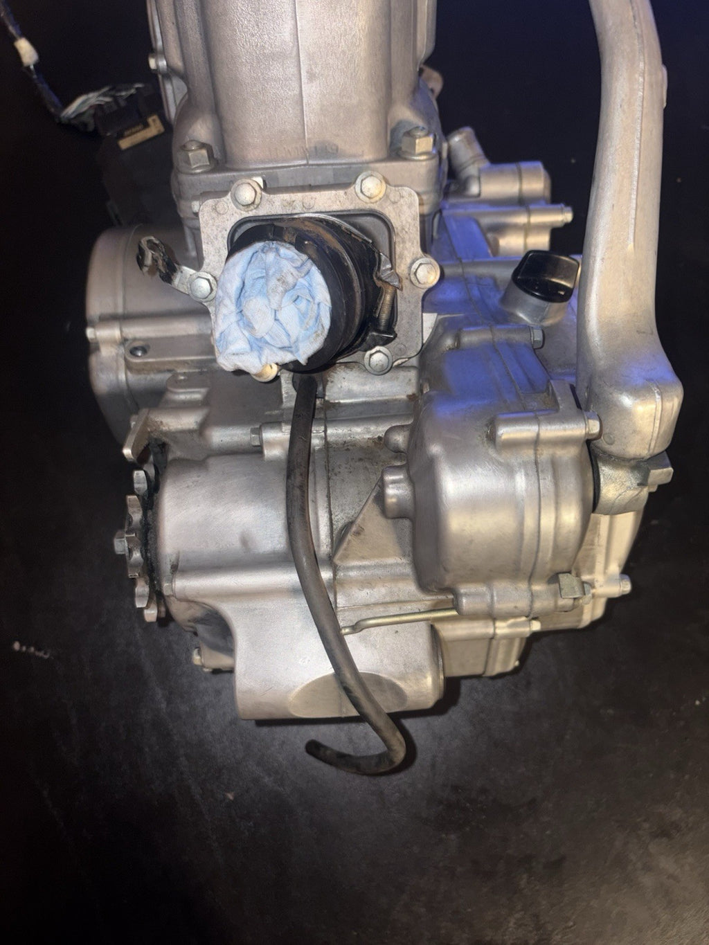2002 Honda CR250R Complete Engine Motor Transmission Bottom Top Crank Case