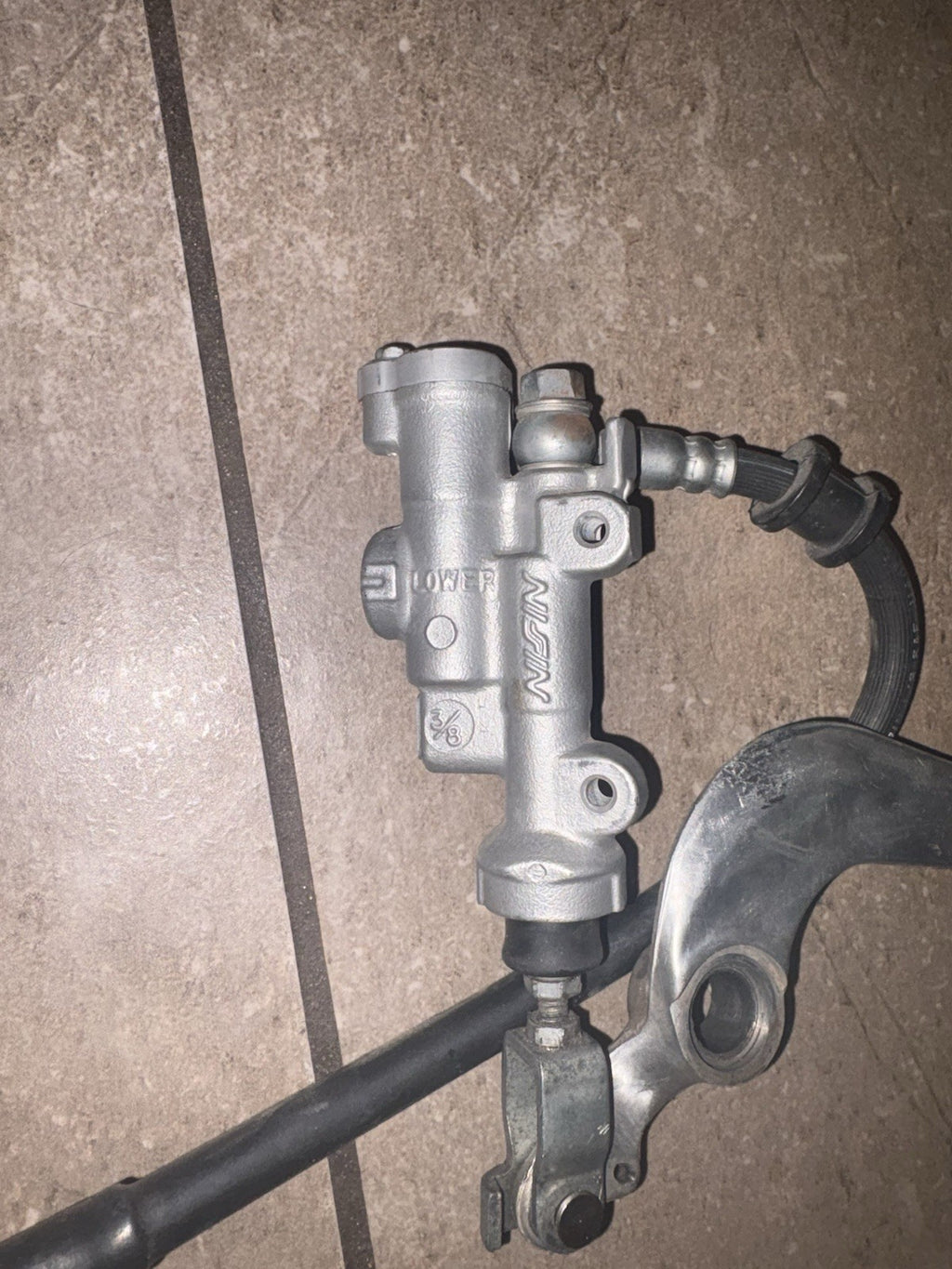 2005 Honda Crf250r OEM Rear Brake Assembly Master Cylinder Caliper Line