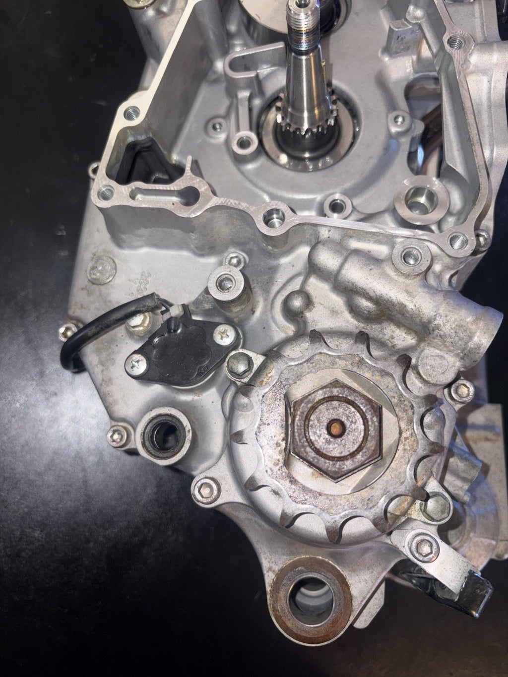 2006-2009 Yamaha YZ450F Crankcase Engine Crank Case Bottom End Crankshaft Tranny