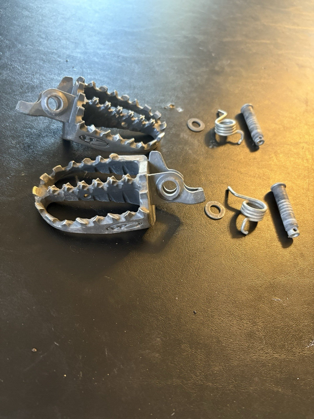 2002-2007 Honda Cr125r Cr250r White Brothers Footpegs Foot Pegs Stands