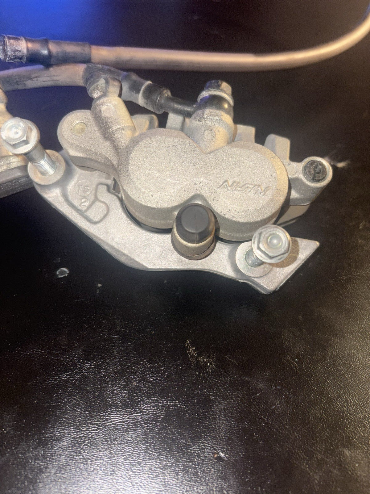 01-03 2002 CR125R CR125 OEM Front Brake Caliper Master Cylinder Line Assembly