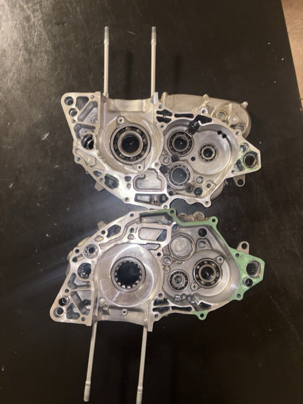 2008 Honda Crf250r OEM Engine Motor Bottom End Cases Crankcase Block Left Right