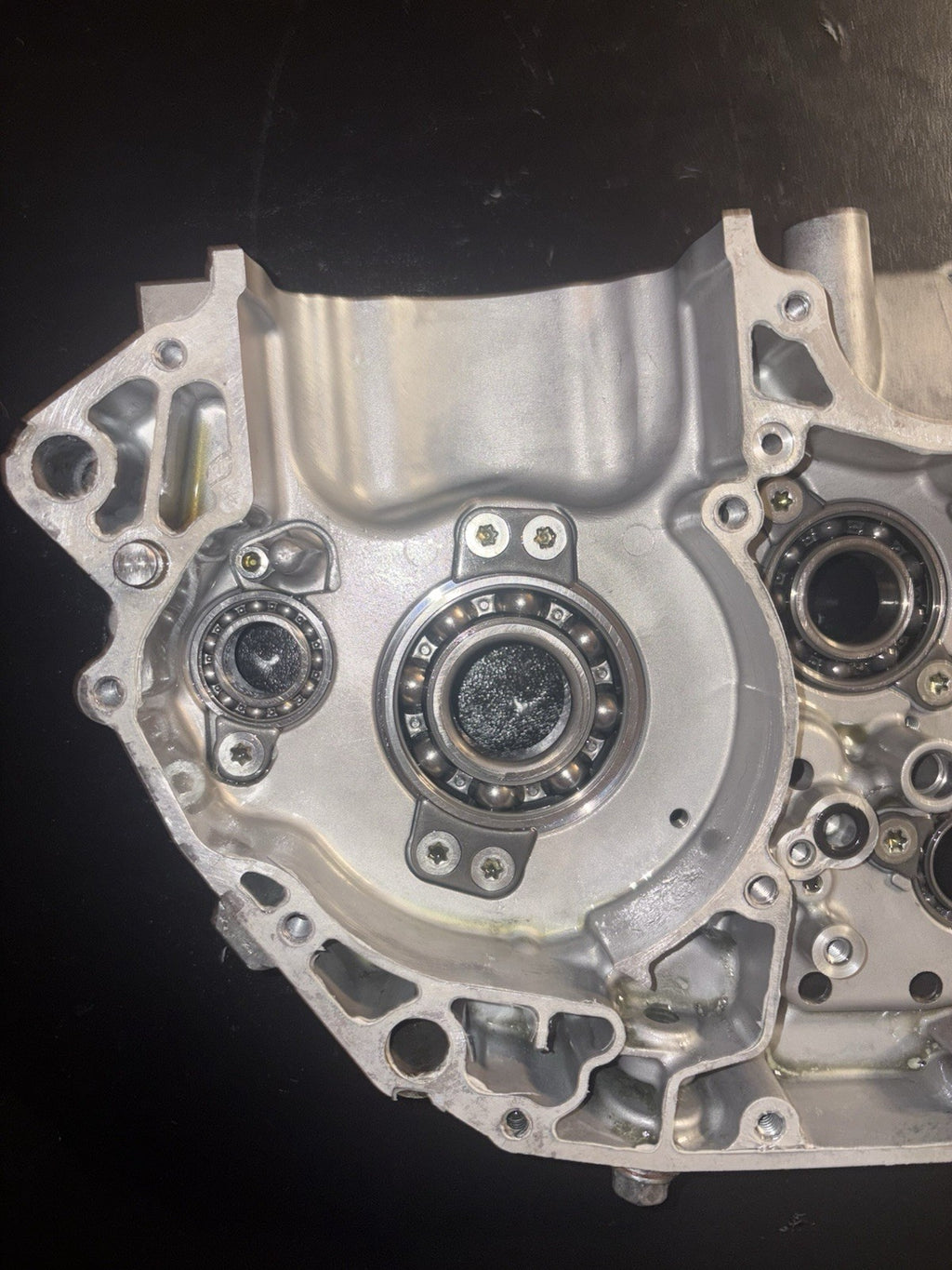 2009 Kawasaki KX450F KX450 Engine Right Crank Case Bottom End Block