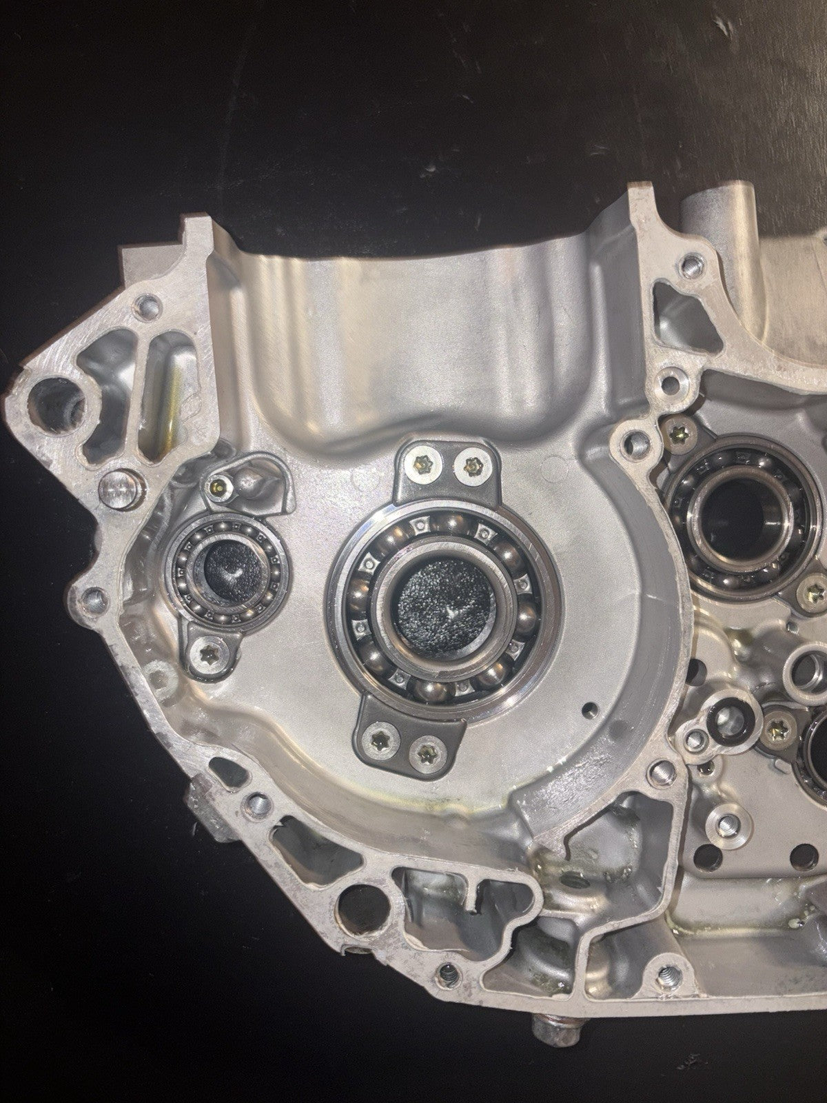2009 Kawasaki KX450F KX450 Engine Right Crank Case Bottom End Block