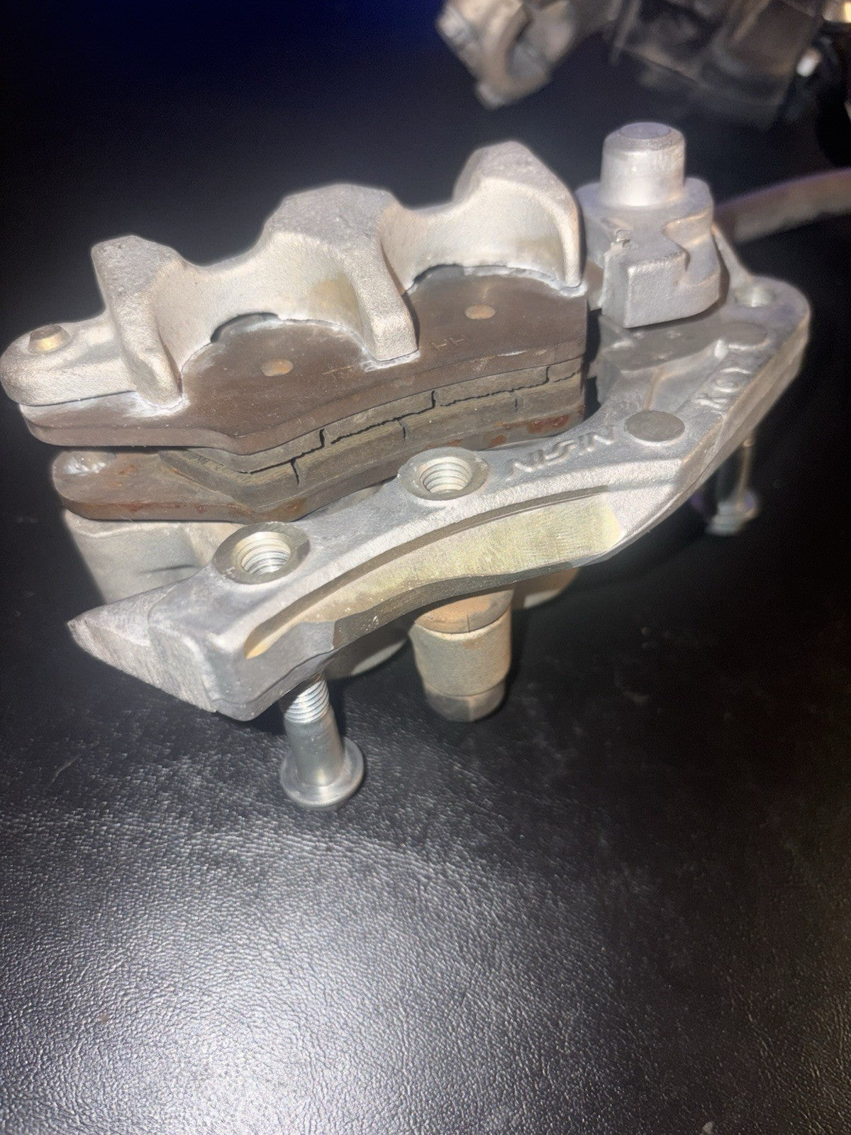 01-03 2002 CR125R CR125 OEM Front Brake Caliper Master Cylinder Line Assembly