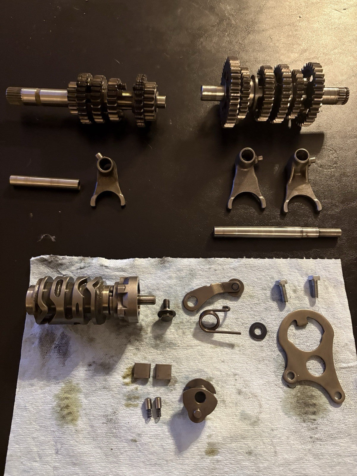 2003 96-07 HONDA CR80R CR85R CR80RB CR80 Transmission Gears Shaft Shift Fork